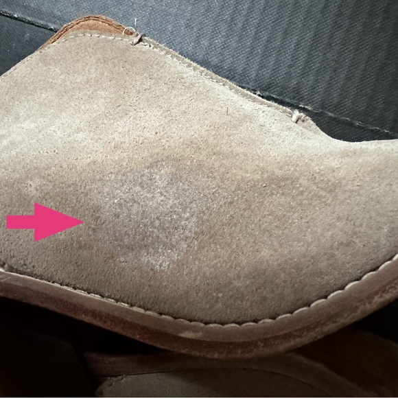 Frye peep toe booties, size 8.5, ash color - Picture 5 of 6